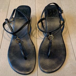 Navy Blue Tory Burch gladiators sandals size 7.5